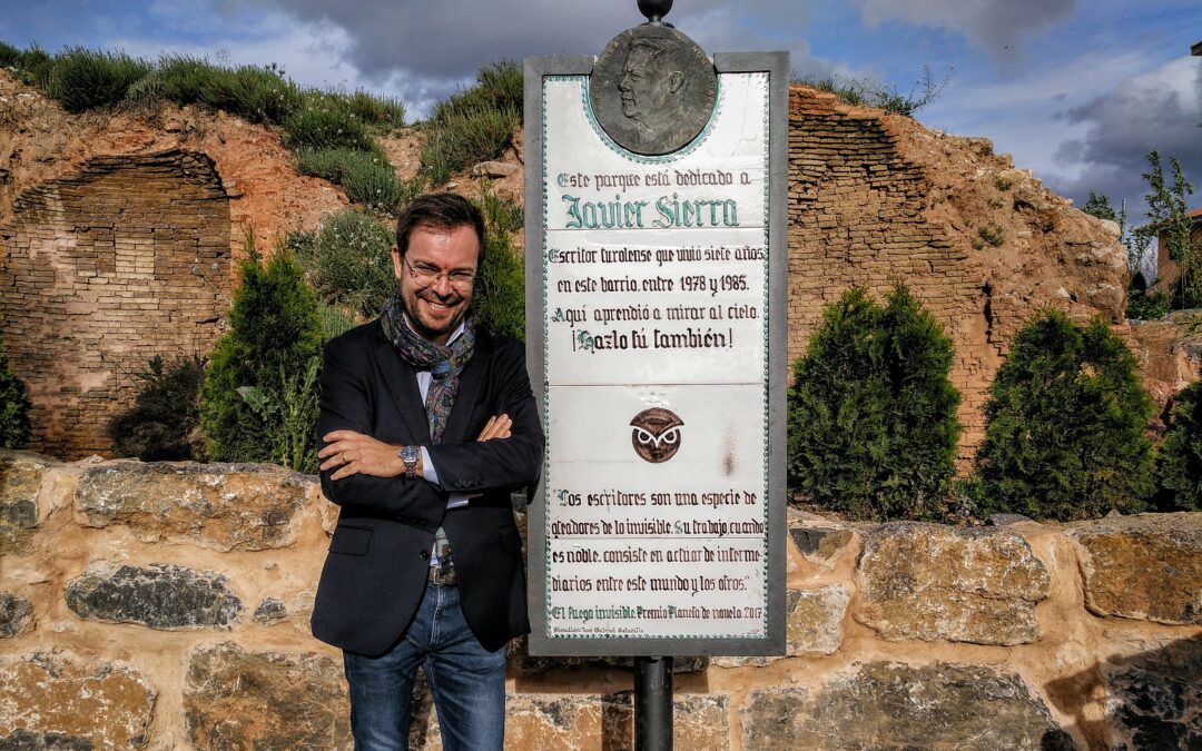 Javier Sierra tiene un parque con su nombre en Teruel