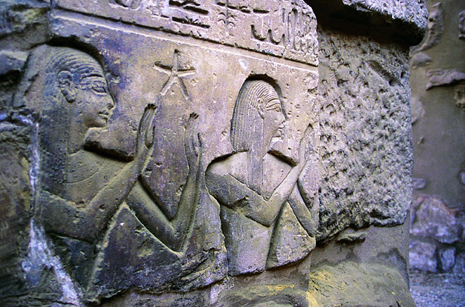 Astrónomos en templo Karnak (Egipto)
