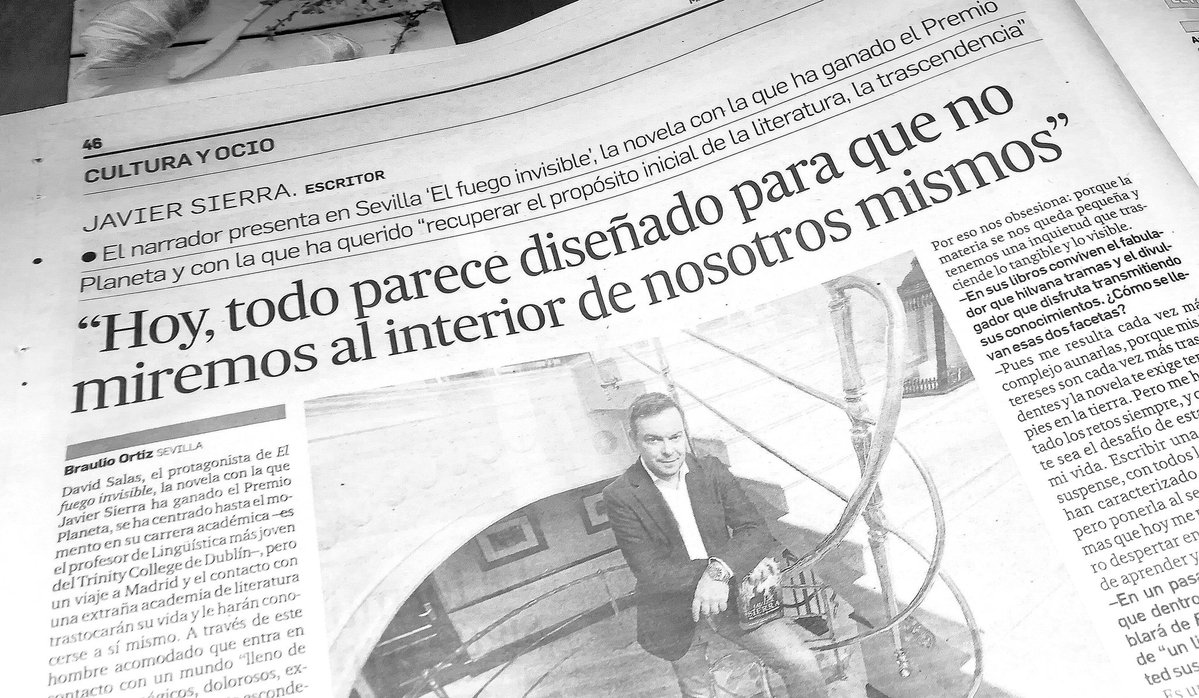 Diario de Sevilla - Entrevista a Javier Sierra