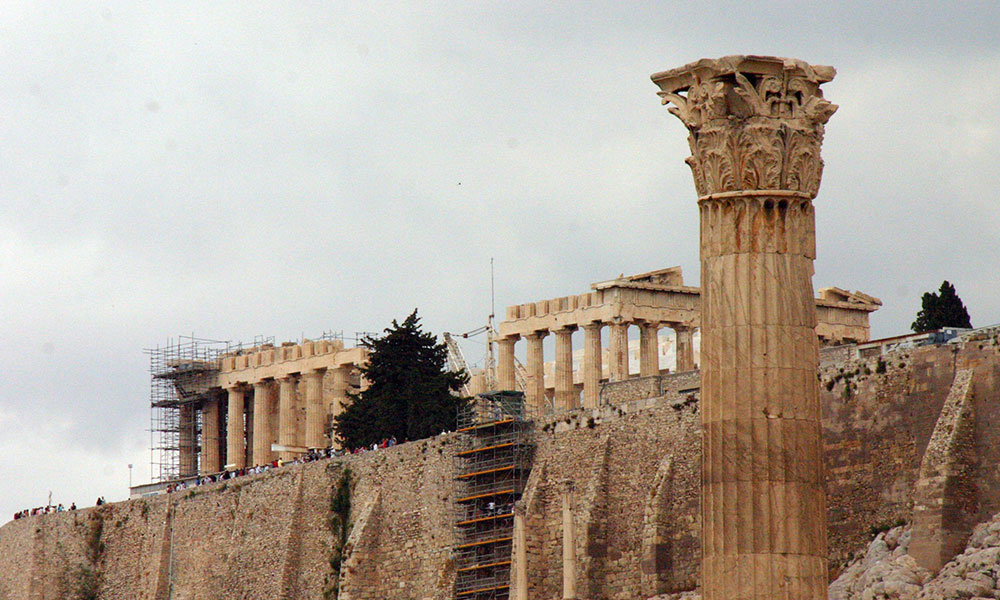 La acrópolis de Atenas