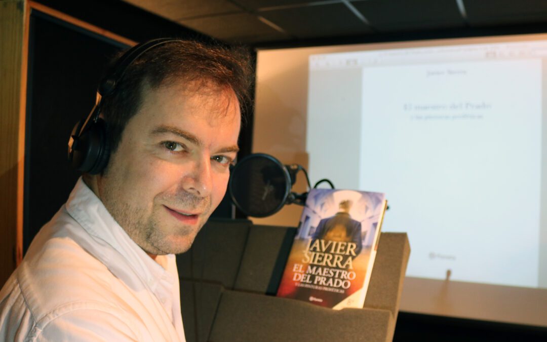 Javier Sierra presta su voz al audiolibro de El maestro del Prado